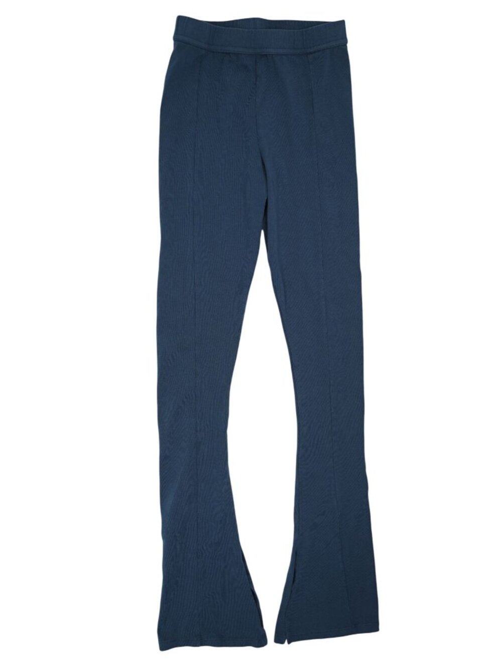 EB Denim Split Hem Legging in Navy